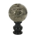 Italian Carpet Boule with Marble Stand