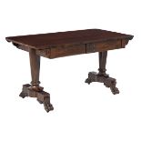 William IV Rosewood Library Table