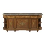 Empire-Style Ormolu-Mounted Marble-Top Sideboard