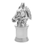 Franco Lapini Silverplate "Horse Head" Ice Bucket