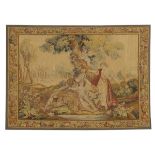 French Hand-Woven Allegorical Tapestry