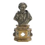 Silver-Gilt and Giltwood Reliquary Bust