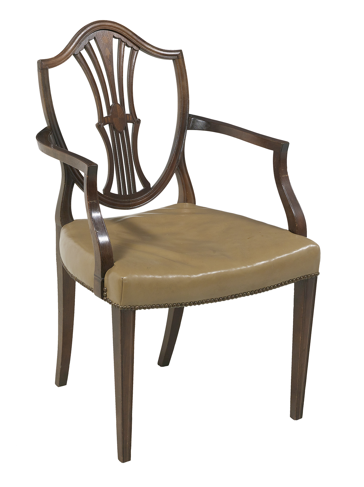 Eight George III-Style Mahogany Dining Chairs - Image 2 of 2