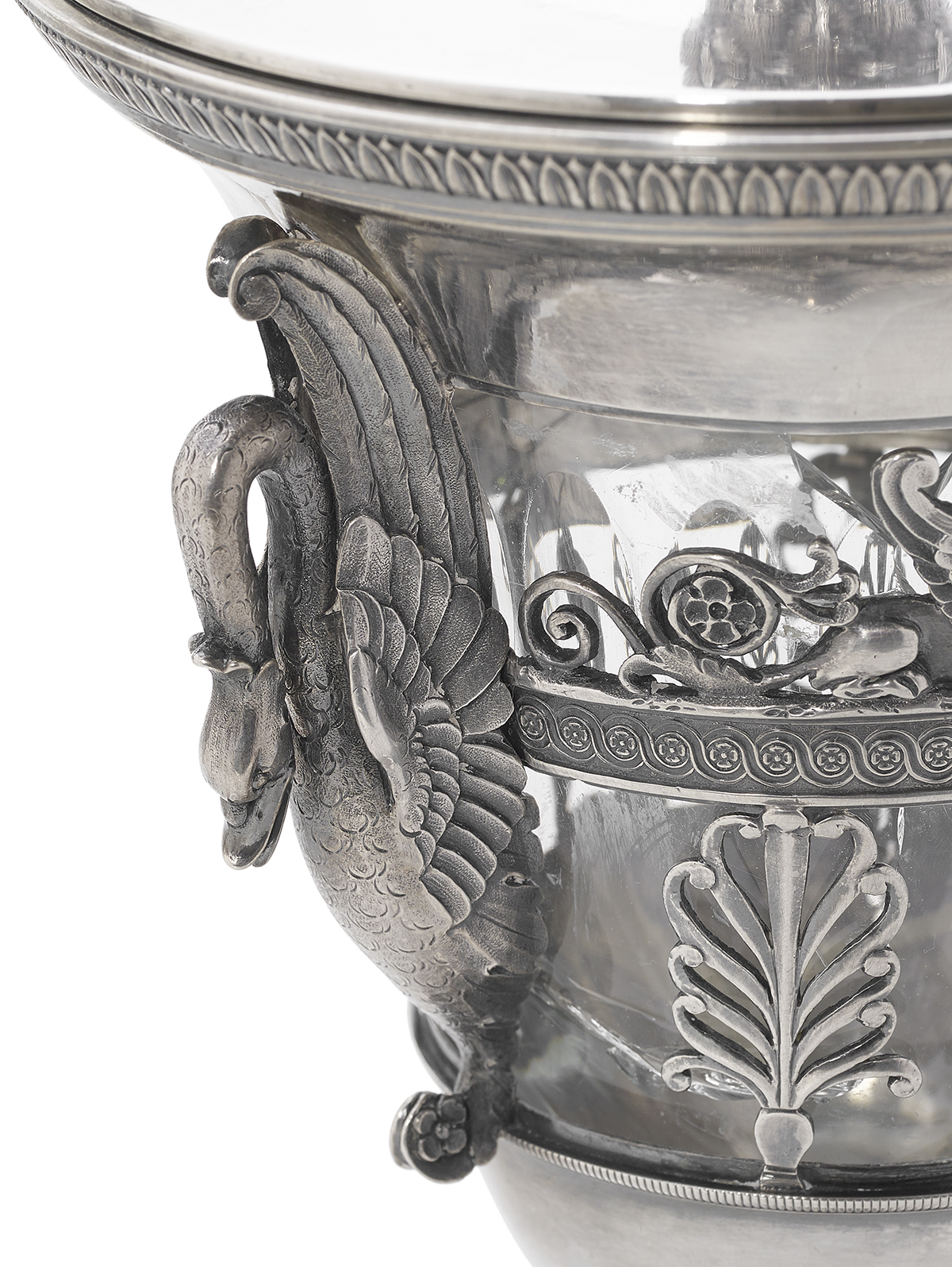 French Empire Silver Coffeepot and Sugar Urn - Image 3 of 3