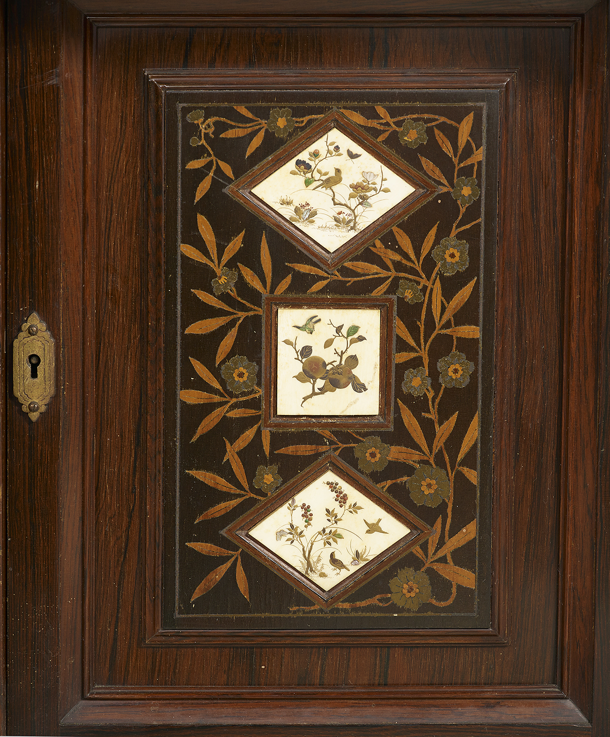 American Aesthetic Movement Rosewood Cabinet - Image 11 of 16