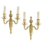 Pair of Louis XVI-Style Gilt-Bronze Sconces