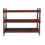 Monumental Victorian Mahogany Trolley