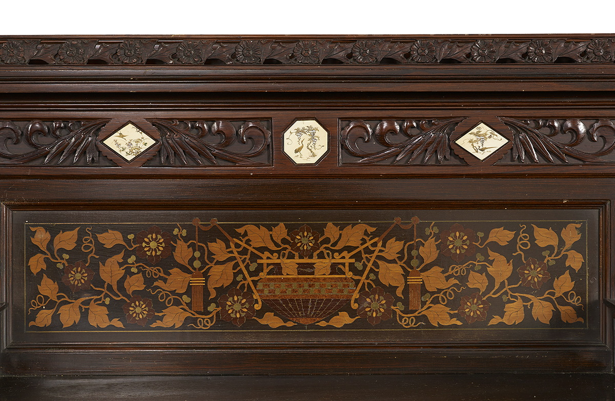 American Aesthetic Movement Rosewood Cabinet - Image 9 of 16