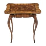 Italian Walnut and Fruitwood Center Table