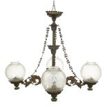 Rare Cornelius & Baker Solar Chandelier