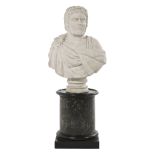 Italian Carved Marble Bust of Caracalla