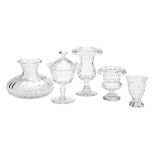 Five Pieces of William Yeoward Crystal