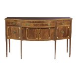 American Federal Inlaid Mahogany Sideboard