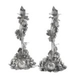 Pair of Buccellati Sterling Candlesticks