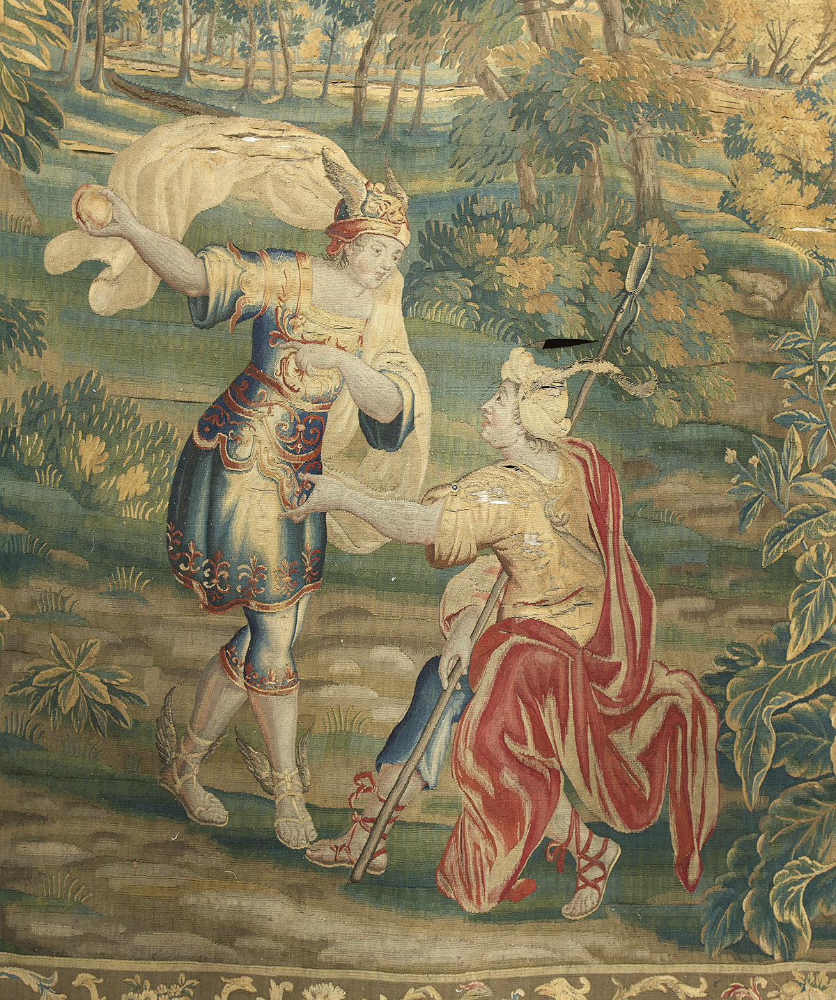 French Verdure Tapestry - Image 2 of 3