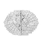 Beautiful Diamond Brooch/Dress Clips