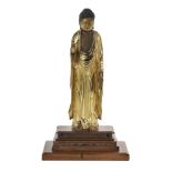 Japanese Giltwood Statue of Buddha