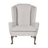 Queen Anne Elmwood Wing Chair