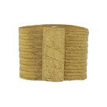 Wide Gold Mesh Bracelet