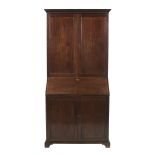 George III Mahogany Secretary with Bookcase