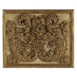 Baroque-Style Parcel-Gilt Plaque