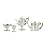 George III Sterling Silver Tea and Coffee Set