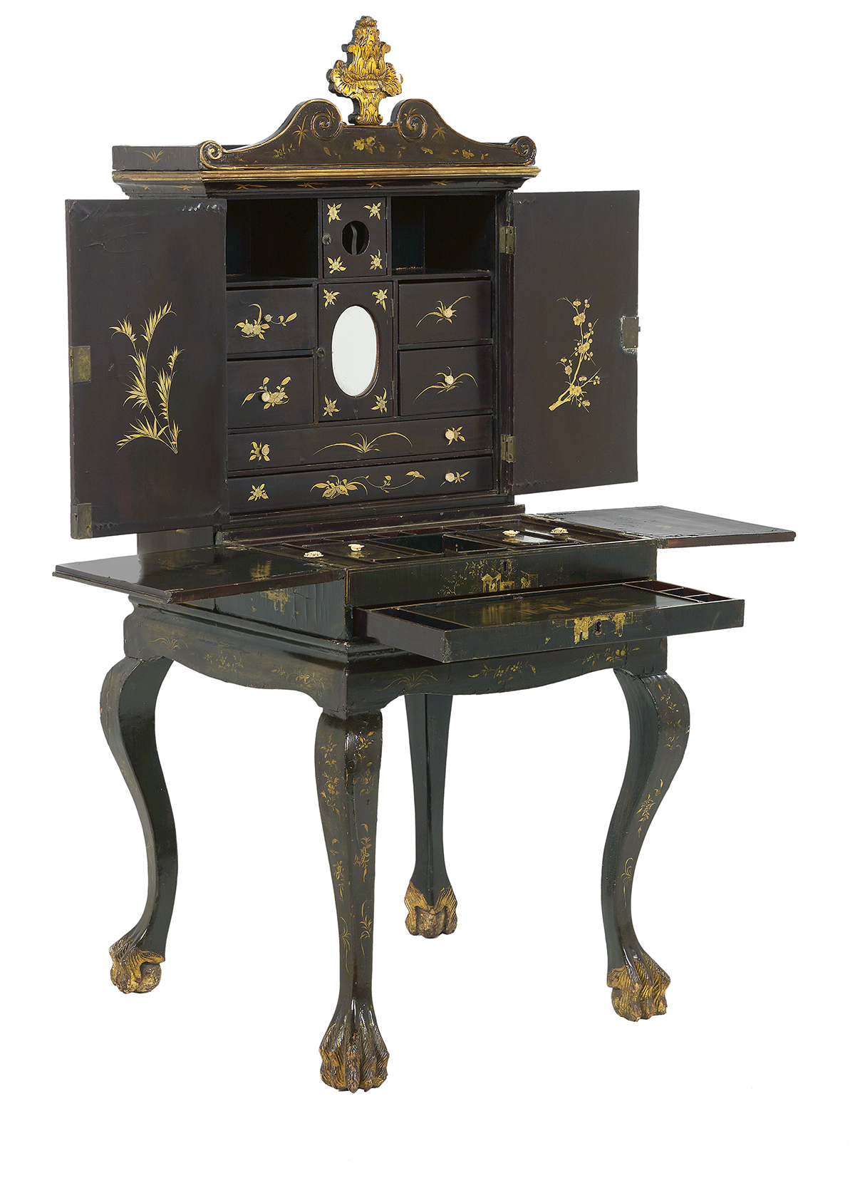 Chinese Export Chinoiserie Lady's Desk - Image 2 of 2