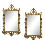 Pair of Giltwood Mirrors in the Rococo Taste