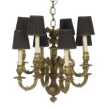 French Gilt-Bronze Chandelier