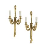 Pair of French Bronze Sconces