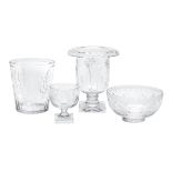Four Pieces of William Yeoward Crystal