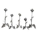 5 Fratelli Calegaro Sterling "Calla" Candlesticks