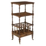 William IV Rosewood Canterbury Etagere