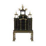 Replica of Chippendale's Kenure Cabinet on Stand