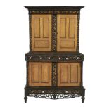 Anglo-Indian Satinwood and Ebony Cabinet