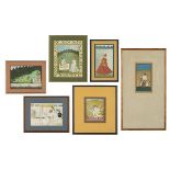Collection of Six Indian Works on Paper