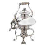 Nineteenth-Century Austrian Silver Hot Water Urn