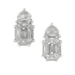 Pair of Diamond Earrings