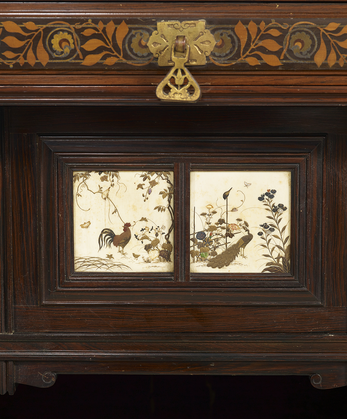 American Aesthetic Movement Rosewood Cabinet - Image 12 of 16
