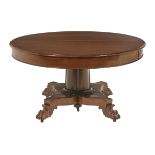 American Late Classical Mahogany Dining Table