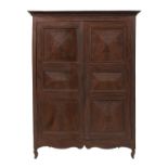 Important Louisiana Faux Bois Cypress Armoire