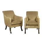 Pair of Rose Tarlow "Regency Sabreleg" Chairs