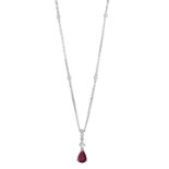 Ruby and Diamond Necklace