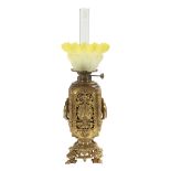 Handsome Neo-Grec Gilt-Bronze Banquet Lamp