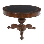 Louis-Philippe Mahogany Center Table