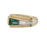 Gentleman's Oscar Heyman Bros. Emerald Ring