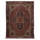 Semi-Antique Heriz Carpet