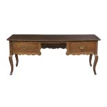 French Provincial Fruitwood Bureau Plat