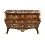 Fine Louis XV-Style Marble-Top Commode