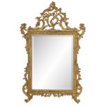 Chippendale-Style Giltwood Mirror